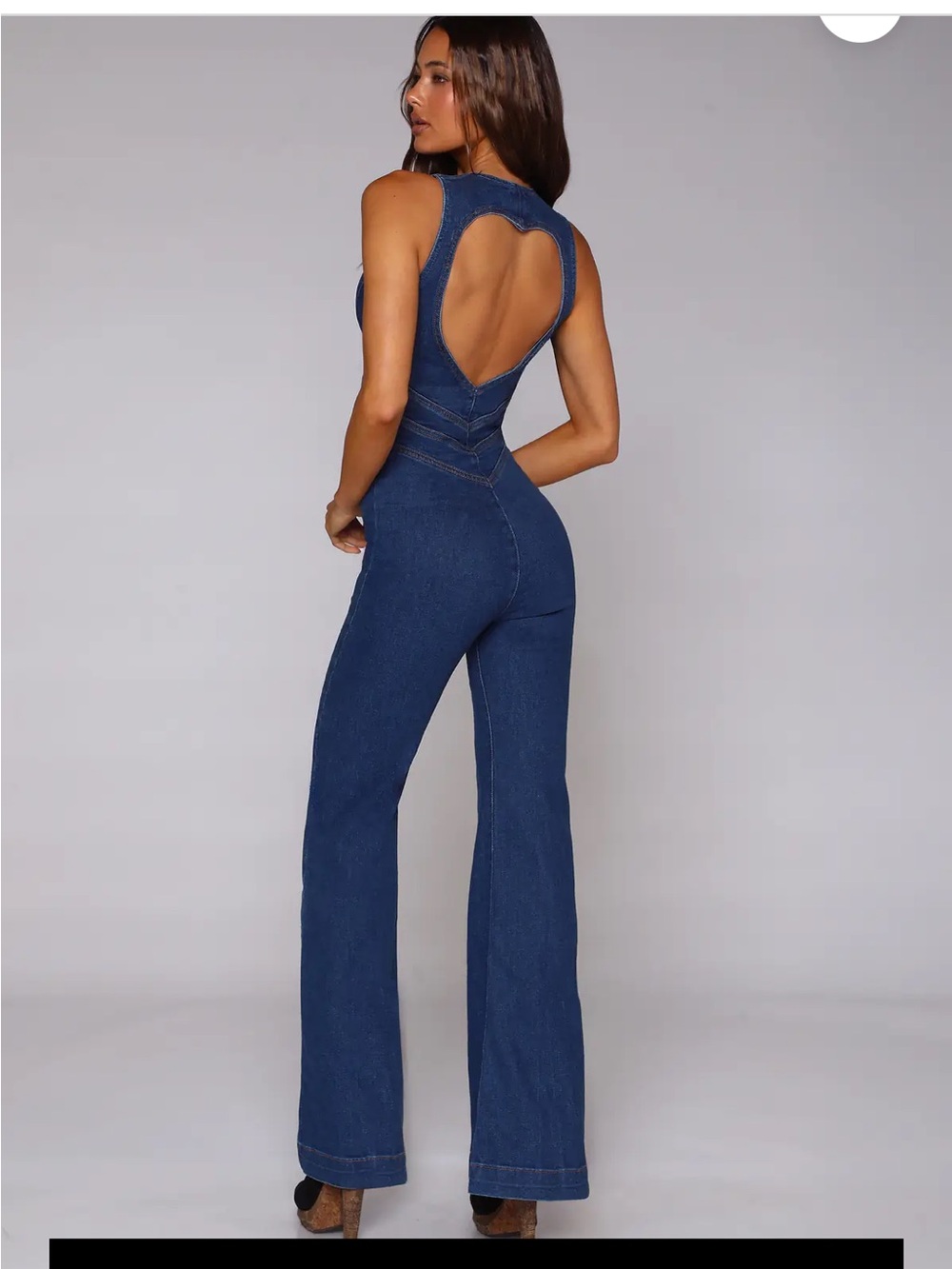 Revice Hollywood Heartthrob Denim Romper L NWT - Picture 8 of 8
